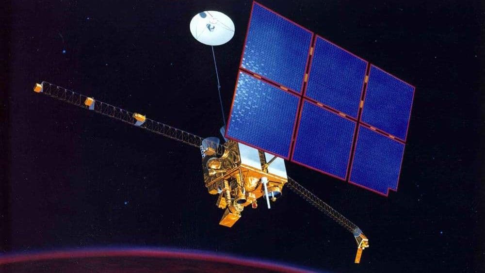 NASA illustration of the Mars Observer spacecraft